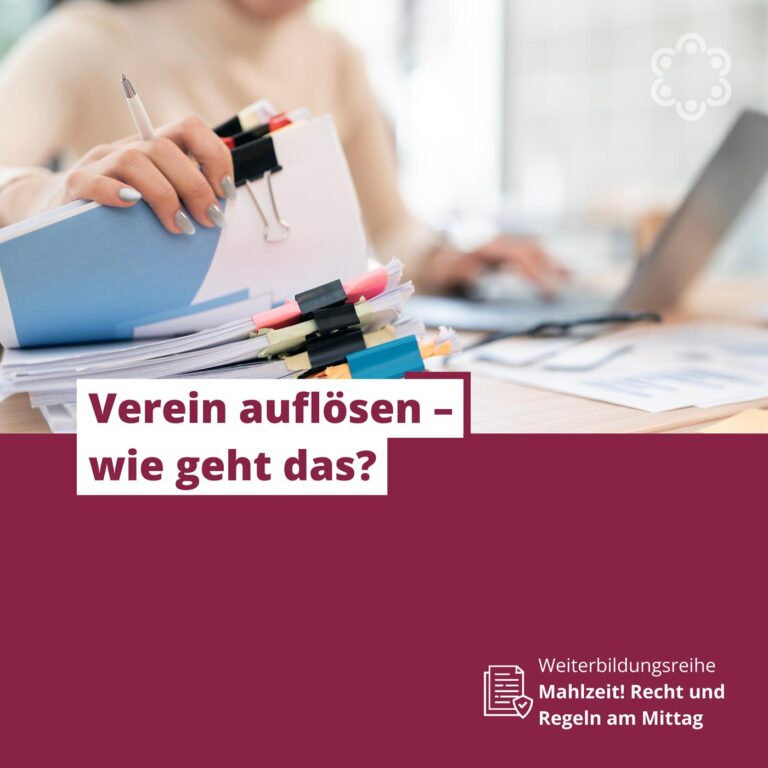 Verein auflösen – wie geht das?