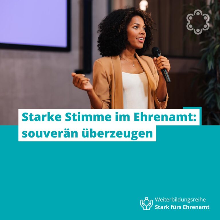 Starke Stimme im Ehrenamt: souverän überzeugen